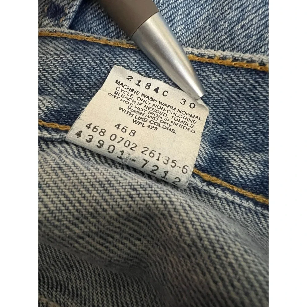 Levis Mens 34x34 559 Relaxed Straight Jeans Blue Stonewash Vintage Y2k 2002